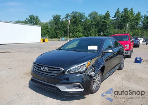 2017 Hyundai Sonata Sport 2.0T из США, поврежденный, VIN 5NPE34AB3HH545001